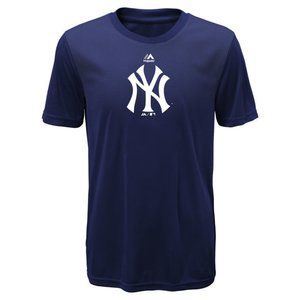 Majestic MLB New York Yankees Geo Strike T-Shirt, Little Boys (4-7)